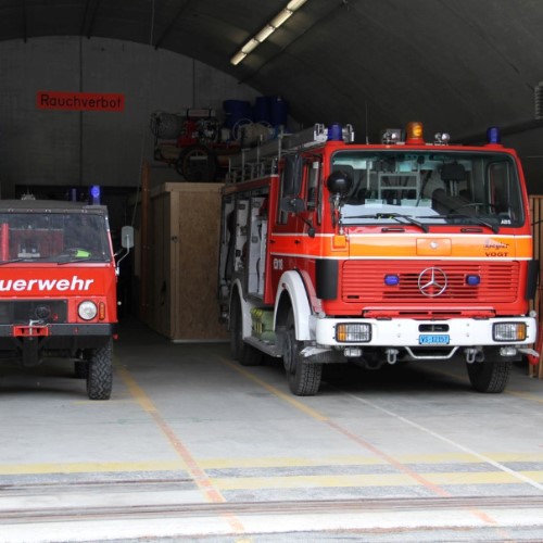 Übergabe des TLF Mercedes 1428 an die Feuerwehr Obergoms